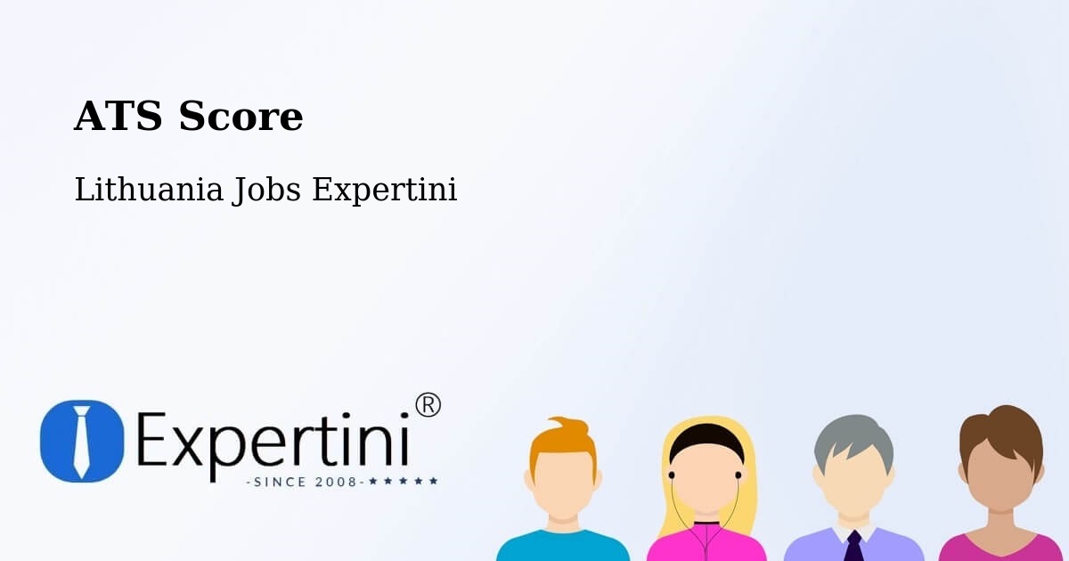 Resume ATS Score & Job Description Match Tool – Sakiai - Lithuania Jobs Expertini