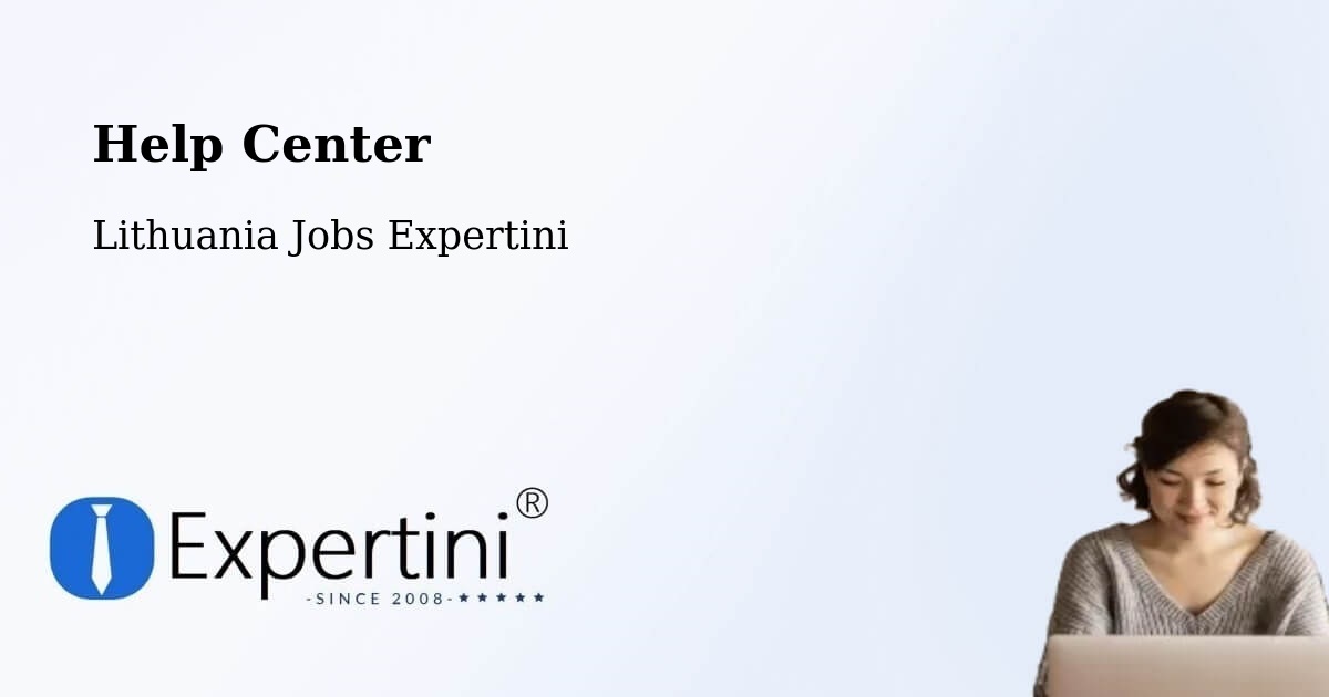 Help Center – Sakiai - Lithuania Jobs Expertini
