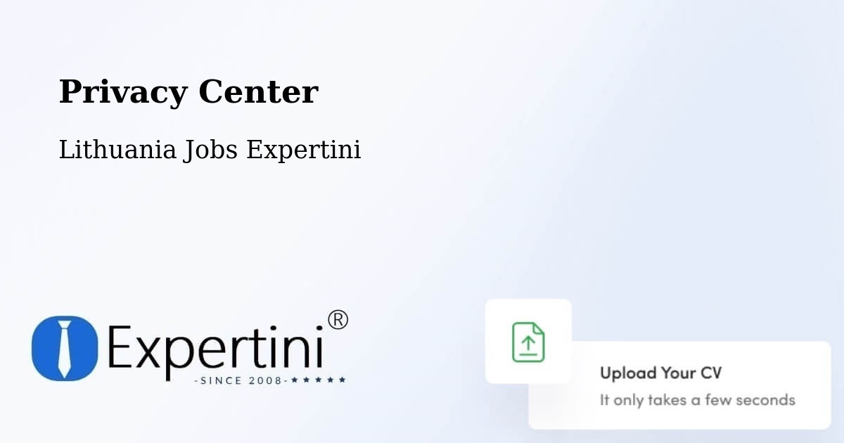 Privacy Policy – Sakiai - Lithuania Jobs Expertini