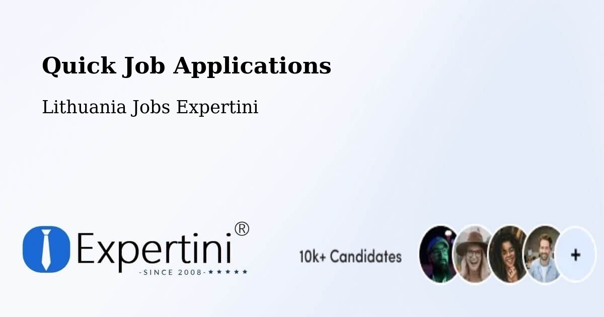 Quick Apply Feature – Sakiai - Lithuania Jobs Expertini