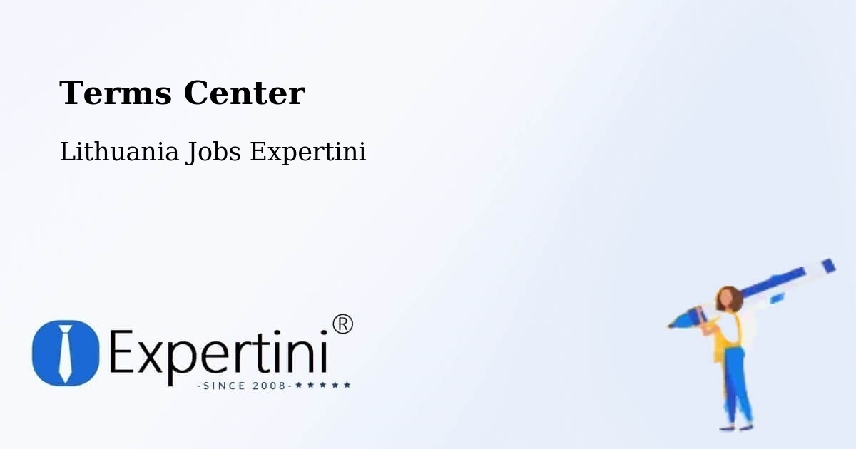 Terms of Service – Sakiai - Lithuania Jobs Expertini